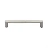 C4473 152-SN Heritage Brass Cabinet Pull Hex Profile Design 152mm ctc Satin Nickel Finish