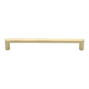 Click Here To Enlarge This Photo Of C4473 203-PB Heritage Brass Cabinet Pull Hex Profile Design 203mm ctc Polished Brass Finish