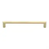 C4473 203-PB Heritage Brass Cabinet Pull Hex Profile Design 203mm ctc Polished Brass Finish