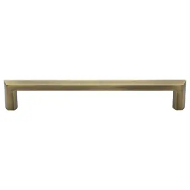Click Here To Enlarge This Photo Of C4473 254-AT Heritage Brass Cabinet Pull Hex Profile Design 254mm ctc Antique Brass Finish