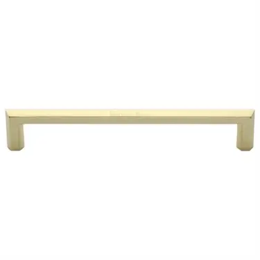 Click Here To Enlarge This Photo Of C4473 254-PB Heritage Brass Cabinet Pull Hex Profile Design 254mm ctc Polished Brass Finish