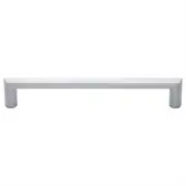 C4473 254-SC Heritage Brass Cabinet Pull Hex Profile Design 254mm ctc Satin Chrome Finish