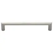 C4473 254-SN Heritage Brass Cabinet Pull Hex Profile Design 254mm ctc Satin Nickel Finish