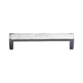 C4525 101-PC Heritage Brass Cabinet Pull Hammered Wide Metro Design 101mm ctc Polished Chrome Finish