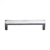 C4525 160-PC Heritage Brass Cabinet Pull Hammered Wide Metro Design 160mm ctc Polished Chrome Finish