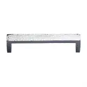 C4525 192-PC Heritage Brass Cabinet Pull Hammered Wide Metro Design 192mm ctc Polished Chrome Finish