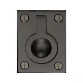 C6337 38-MB Heritage Brass Cabinet Pull Flush Ring Design 38mm Matt Bronze finish