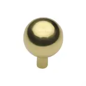 C8323 22-PB Heritage Brass Cabinet Knob Sphere Design 22mm Polished Brass finish