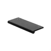 EP100-38-BKMT Heritage Brass EP Edge Pull Cabinet Handle 100mm Matt Black finish