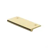 EP100-38-PB Heritage Brass EP Edge Pull Cabinet Handle 100mm Polished Brass finish