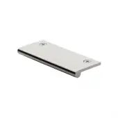 EP100-38-PNF Heritage Brass EP Edge Pull Cabinet Handle 100mm Polished Nickel finish