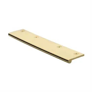 Click Here To Enlarge This Photo Of EP200-38-PB Heritage Brass EP Edge Pull Cabinet Handle 200mm Polished Brass finish