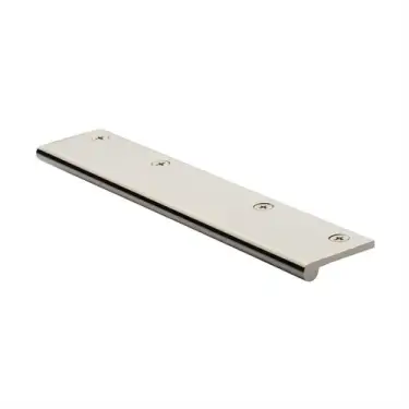 Click Here To Enlarge This Photo Of EP200-38-PNF Heritage Brass EP Edge Pull Cabinet Handle 200mm Polished Nickel finish