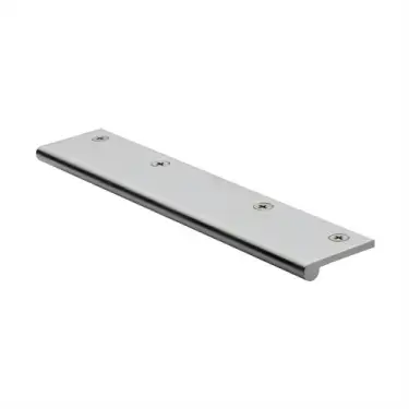 Click Here To Enlarge This Photo Of EP200-38-SC Heritage Brass EP Edge Pull Cabinet Handle 200mm Satin Chrome finish