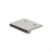 EP50-38-SN Heritage Brass EP Edge Pull Cabinet Handle 50mm Satin Nickel finish
