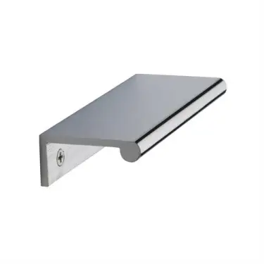 Click Here To Enlarge This Photo Of EPR100-40-PC Heritage Brass EPR Edge Pull Cabinet Handle 100mm Polished Chrome finish