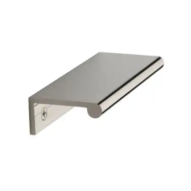 Click Here To Enlarge This Photo Of EPR100-40-PNF Heritage Brass EPR Edge Pull Cabinet Handle 100mm Polished Nickel finish