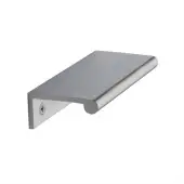 EPR100-40-SC Heritage Brass EPR Edge Pull Cabinet Handle 100mm Satin Chrome finish