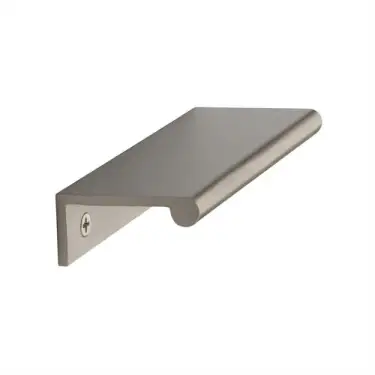 Click Here To Enlarge This Photo Of EPR100-40-SN Heritage Brass EPR Edge Pull Cabinet Handle 100mm Satin Nickel finish