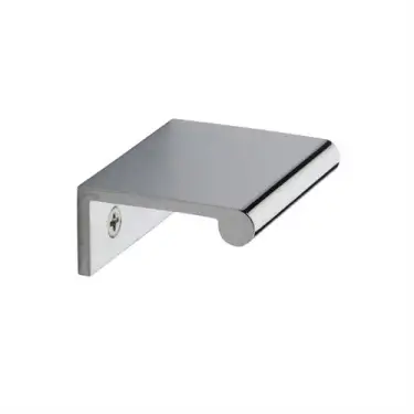 Click Here To Enlarge This Photo Of EPR50-40-PC Heritage Brass EPR Edge Pull Cabinet Handle 50mm Polished Chrome finish