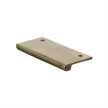 Click Here To Enlarge This Photo Of EPT100-38-AT Heritage Brass EPT Edge Pull Cabinet Handle 100mm Antique Brass finish