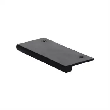 Click Here To Enlarge This Photo Of EPT100-38-BKMT Heritage Brass EPT Edge Pull Cabinet Handle 100mm Matt Black finish