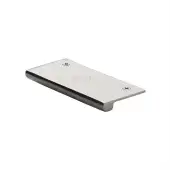 EPT100-38-PNF Heritage Brass EPT Edge Pull Cabinet Handle 100mm Polished Nickel finish