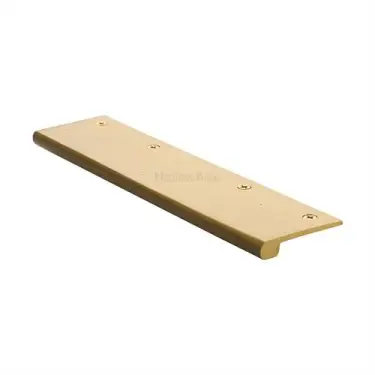 Click Here To Enlarge This Photo Of EPT200-38-SB Heritage Brass EPT Edge Pull Cabinet Handle 200mm Satin Brass finish