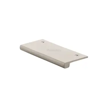 Click Here To Enlarge This Photo Of EPT50-38-SN Heritage Brass EPT Edge Pull Cabinet Handle 50mm Satin Nickel finish