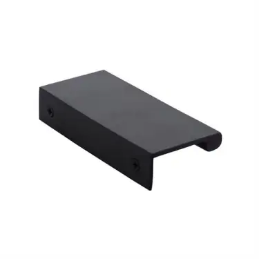 Click Here To Enlarge This Photo Of EPTR100-44-BKMT Heritage Brass EPTR Edge Pull Cabinet Handle 100mm Matt Black finish