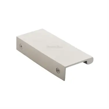 Click Here To Enlarge This Photo Of EPTR100-44-SN Heritage Brass EPTR Edge Pull Cabinet Handle 100mm Satin Nickel finish