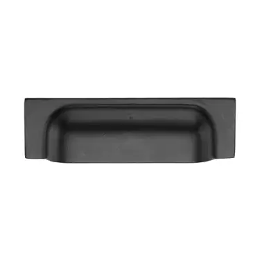 Click Here To Enlarge This Photo Of FB1720 76-96 M.Marcus Matt Black Rustic Iron Cabinet Pull Military Design 76/96mm