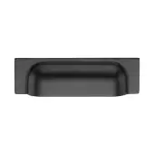 FB1720 76-96 M.Marcus Matt Black Rustic Iron Cabinet Pull Military Design 76/96mm