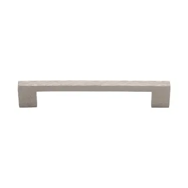 Click Here To Enlarge This Photo Of HAM0337 192-SN Heritage Brass Cabinet Pull Metro Hammered Design 192mm ctc Satin Nickel Finish