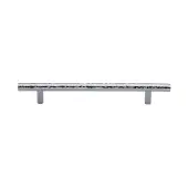 HAM0361 203-PC Heritage Brass Cabinet Pull T-Bar Hammered Design 203mm ctc Polished Chrome Finish