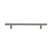 HAM0361 203-SN Heritage Brass Cabinet Pull T-Bar Hammered Design 203mm ctc Satin Nickel Finish