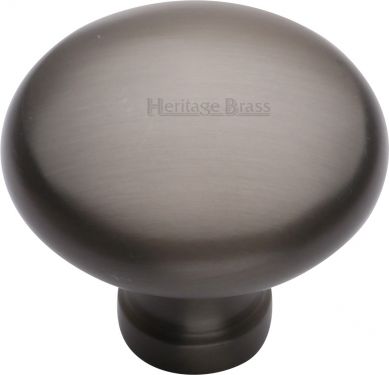 Click Here To Enlarge This Photo Of C113 38-MB Heritage Brass Cabinet Knob Victorian Round Design 38mm Matt Bronze Finish