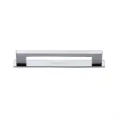 PL0337 96-PC Heritage Brass Cabinet Pull Metro Design with Plate 96mm ctc Polished Chrome Finish