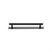 PL4458 96-MB Heritage Brass Cabinet Pull Knurled Design with Plate 96mm ctc Matt Bronze Finish