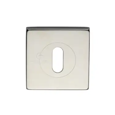 Click Here To Enlarge This Photo Of SS-SQ890-P M.Marcus 'Steel Line' Square Key Escutcheon Polished Stainless Steel Finish