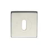 SS-SQ890-P M.Marcus 'Steel Line' Square Key Escutcheon Polished Stainless Steel Finish