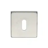 SS-SQ890-S M.Marcus 'Steel Line' Square Key Escutcheon Satin Stainless Steel Finish