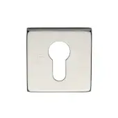 SS-SQ891-P M.Marcus 'Steel Line' Square Euro Escutcheon Polished Stainless Steel Finish