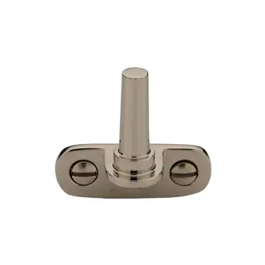 Click Here To Enlarge This Photo Of V1002-PNF Heritage Brass Cranked Casement Stay Pin Polished Nickel finish