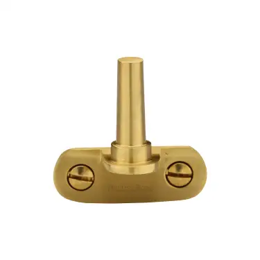 Click Here To Enlarge This Photo Of V1002-SB Heritage Brass Cranked Casement Stay Pin Satin Brass finish