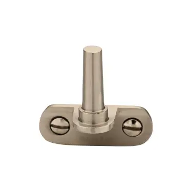 Click Here To Enlarge This Photo Of V1002-SN Heritage Brass Cranked Casement Stay Pin Satin Nickel finish