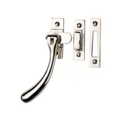 V1008L MP/HP-PNF Heritage Brass Lockable Casement Window Fastener Ball Design Polished Nickel finish