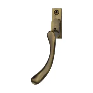 V1009L-LH-AT Heritage Brass Left-Handed Espagnolette Handle Ball Design Antique Brass finish