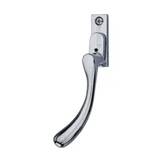 V1009L-LH-PC Heritage Brass Left-Handed Espagnolette Handle Ball Design Polished Chrome finish