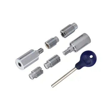 Click Here To Enlarge This Photo Of V1108-PC Heritage Brass Sash Window Stop (pair) with key Polished Chrome